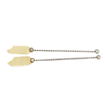 Silver-plated caviar bowl "Sturgeon on a stand"